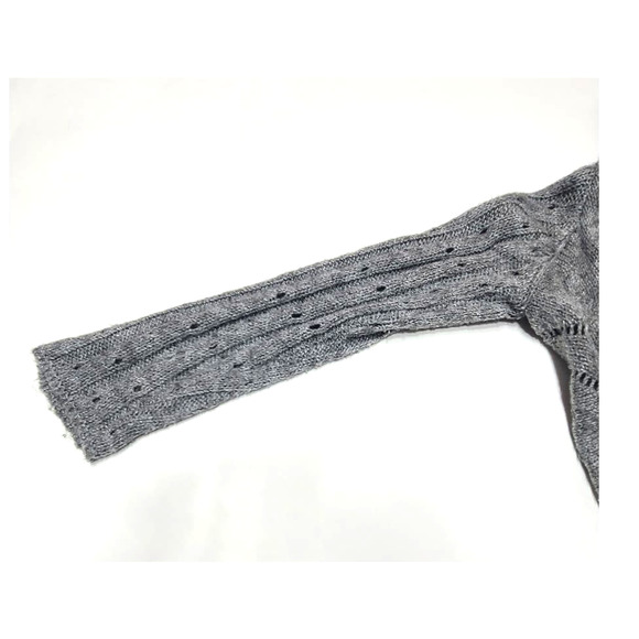 J jill grey open cardigan women's large - Picture 5 of 6